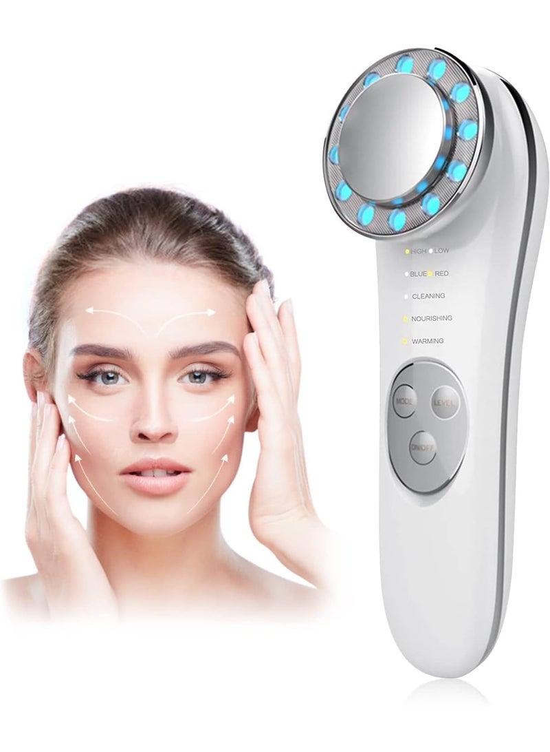 MAKINGTEC مدلك الوجه، أدوات العناية بالبشرة 7 في 1 جهاز الوجه عالي التردد، جهاز الوجه الجلفاني للعناية بالبشرة - Image 1